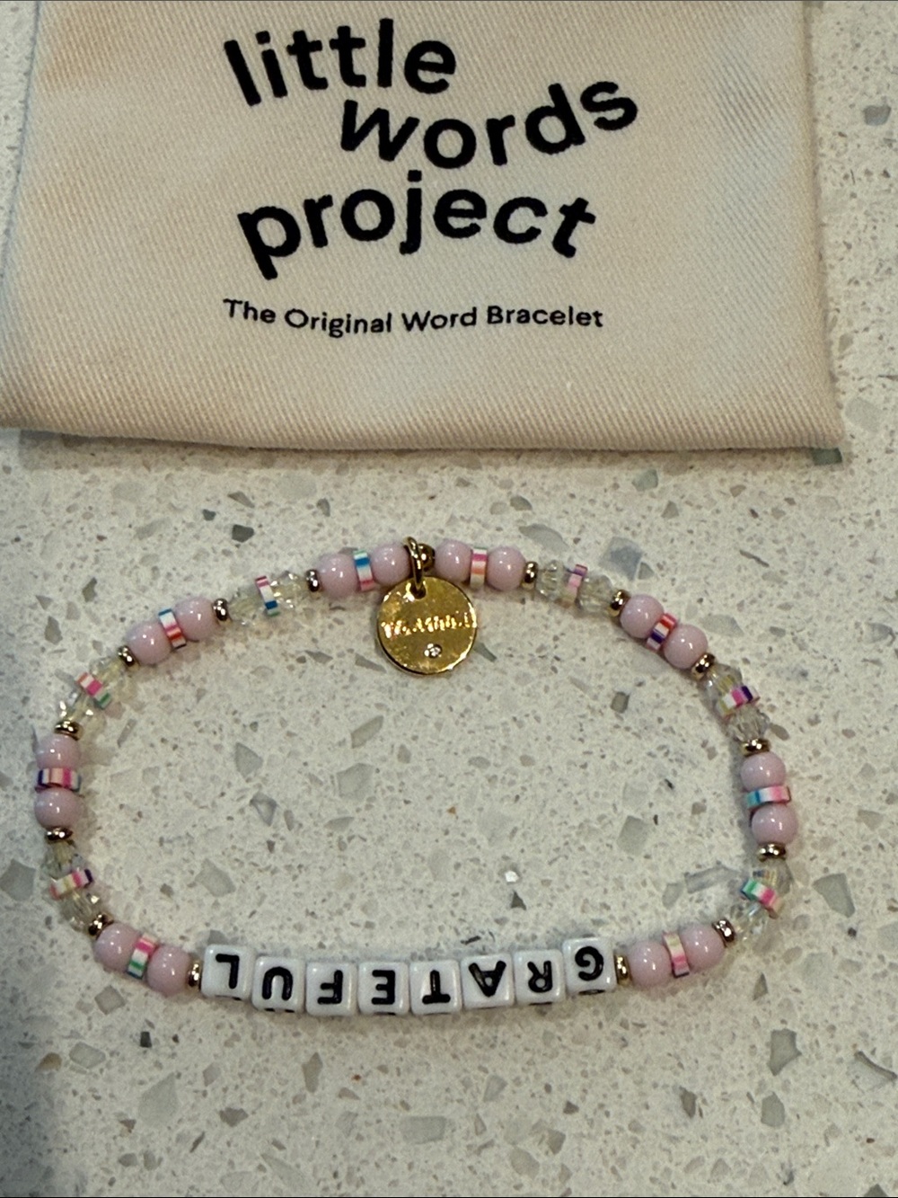 "Grateful" Little Words Project Bracelet - Picture 5 of 5